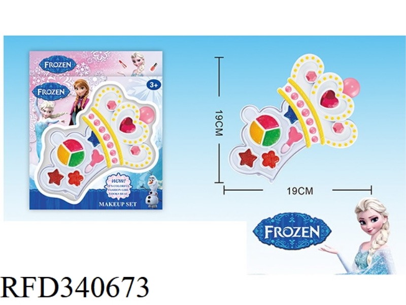 ICE AND SNOW CHILDREN'S 2-LAYER MAKEUP SET (CROWN SHAPE)