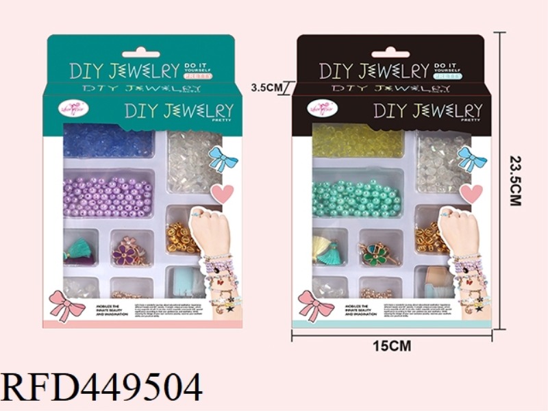 TWO MIXED DIY BEADS (INCLUDING ALLOY ACCESSORIES)