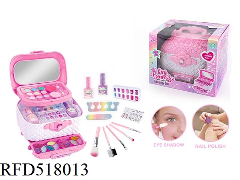 CHILDREN'S MAKEUP ORNAMENTS MANICURE GROOMING HOME MANICURE DIY E-COMMERCE SUITCASE