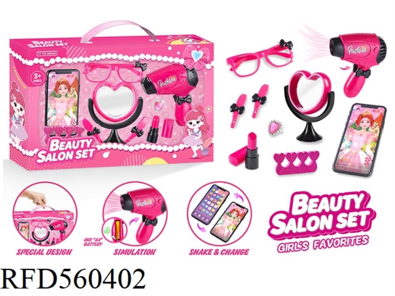 ACCESSORIES DRESS SALON HAIR GIRL GIRL BEAUTY PRINCESS BARBIE PLAY HOUSE DRESSING UP PLAY PLAY GAME