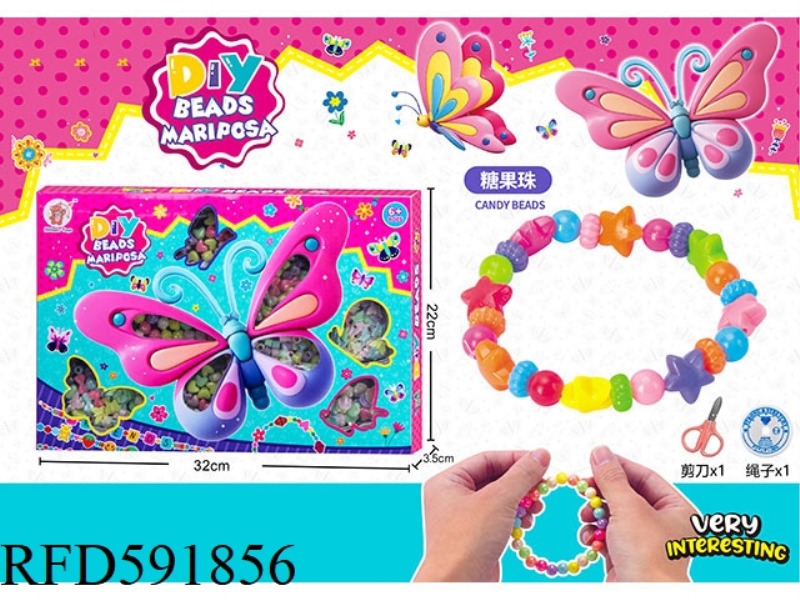 BUTTERFLY DIY BEADS (CANDY BEADS)