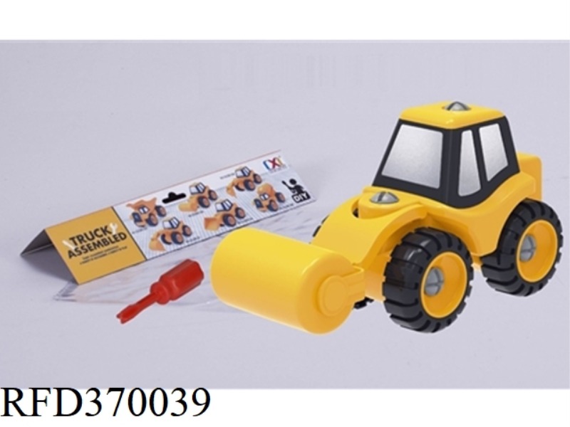 DISASSEMBLY AND ASSEMBLY OF ROAD ROLLER ENGINEERING VEHICLES