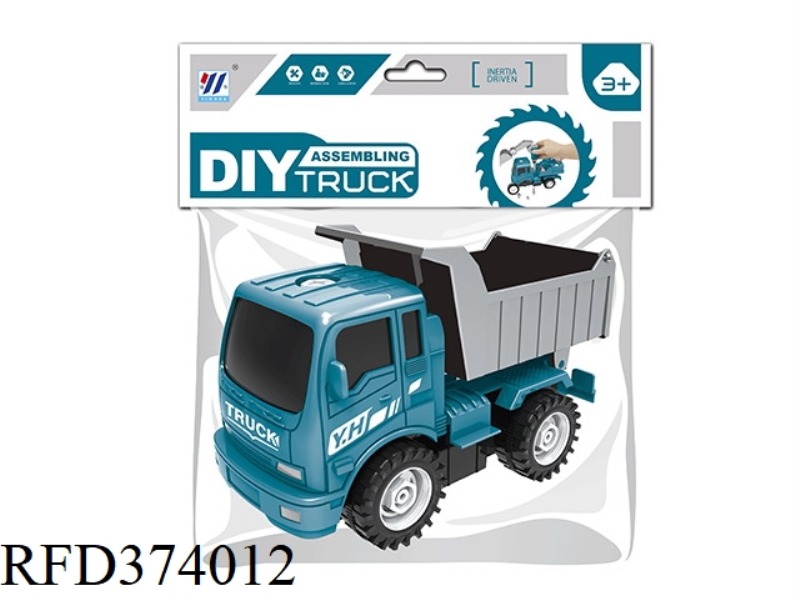 DIY DUMP TRUCK INERTIAL DISASSEMBLY AND ASSEMBLY ENGINEERING VEHICLE