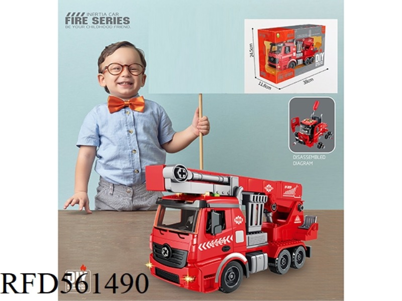 DISASSEMBLE FIRE RESCUE VEHICLE