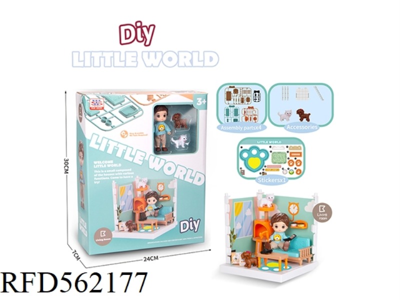 SMALL TEA WORLD ASSEMBLY TOY