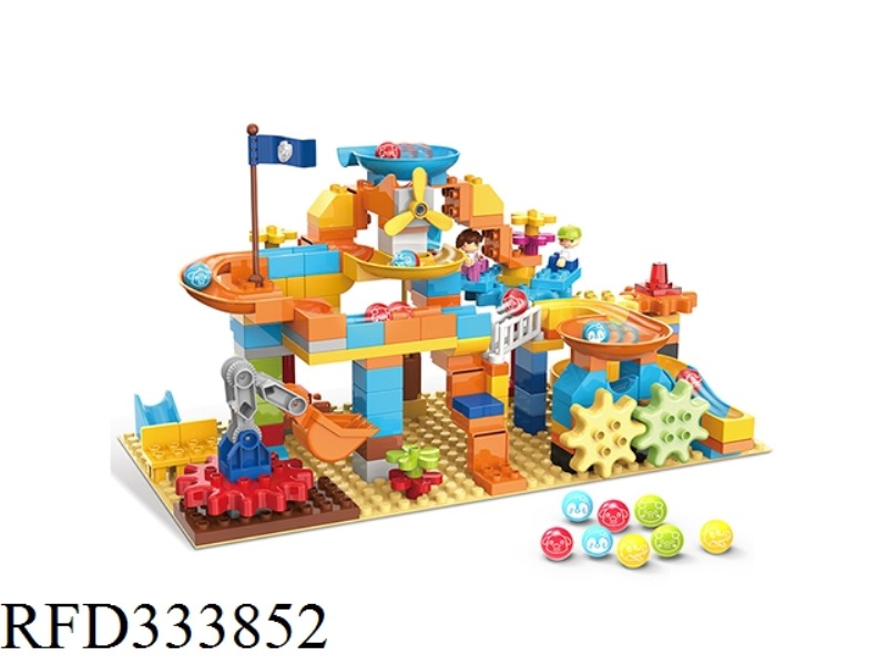 TWO-IN-ONE FUN SLIDE 178PCS
