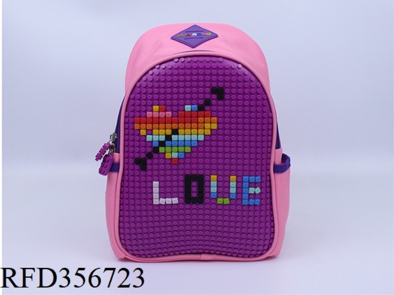 PUZZLE BACKPACK (PINK
PURPLE)