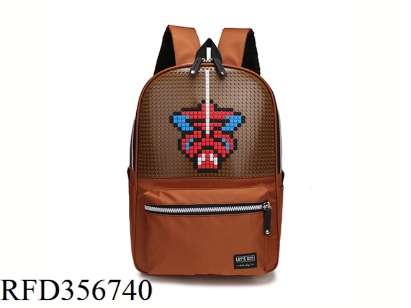PUZZLE BACKPACK (BROWN
)