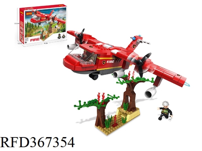 PUZZLE BLOCKS/SMALL PARTICLES/NEW FIRE SERIES/MOUNTAIN FOREST FIRE RESCUE 430PCS
