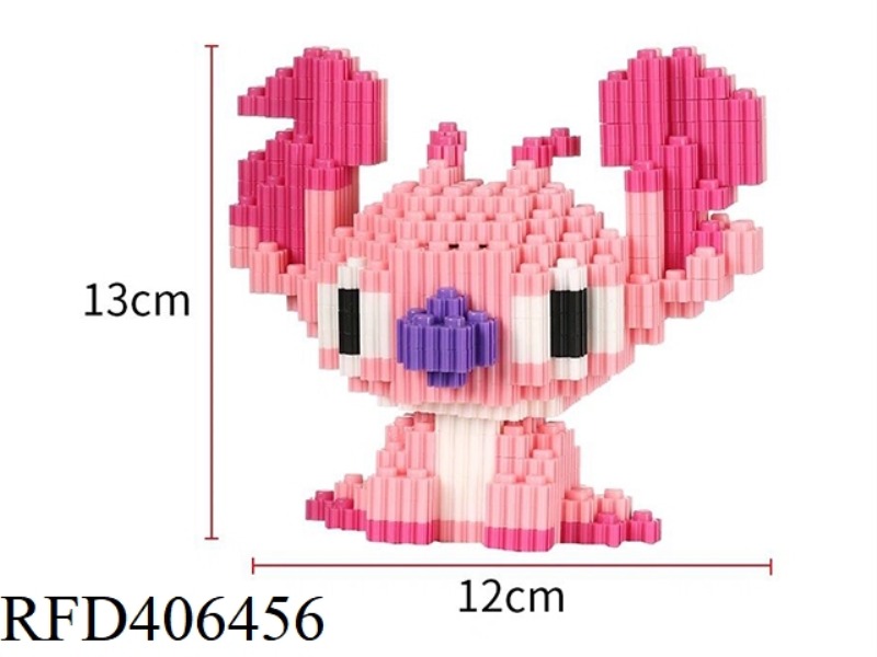 STITCH RED (SMALL BOX OF SMALL PARTICLES ASSEMBLED BUILDING BLOCKS) 677PCS