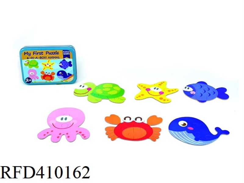 UNDERWATER WORLD SIX IN ONE PUZZLE