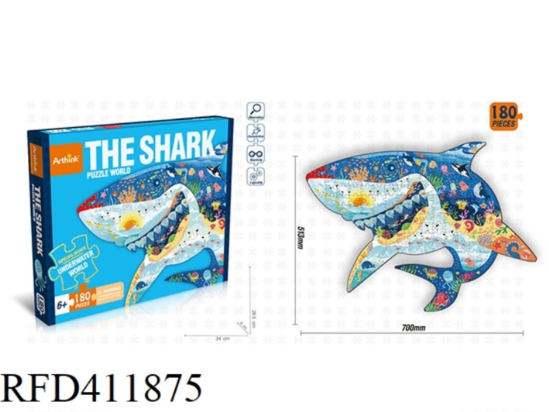 SHARK PUZZLE 180PCS