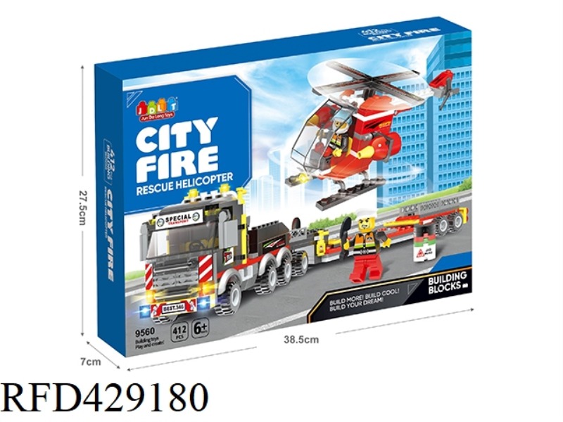 RESCUE HELICOPTER 412PCS