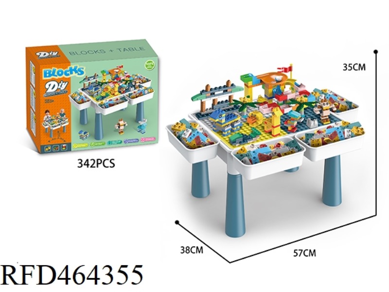 BLOCK TABLE 342PCS+4 STORAGE BOXES