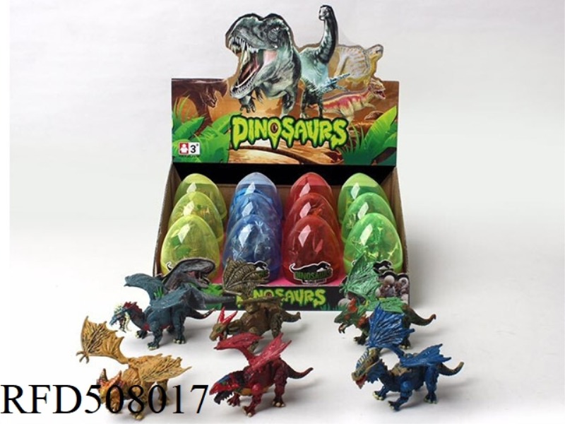 ASSEMBLING DINOSAUR EGG WITH WINGS WITH EGG BUILDING BLOCKS (6 TYPES OF MIXED PACK)