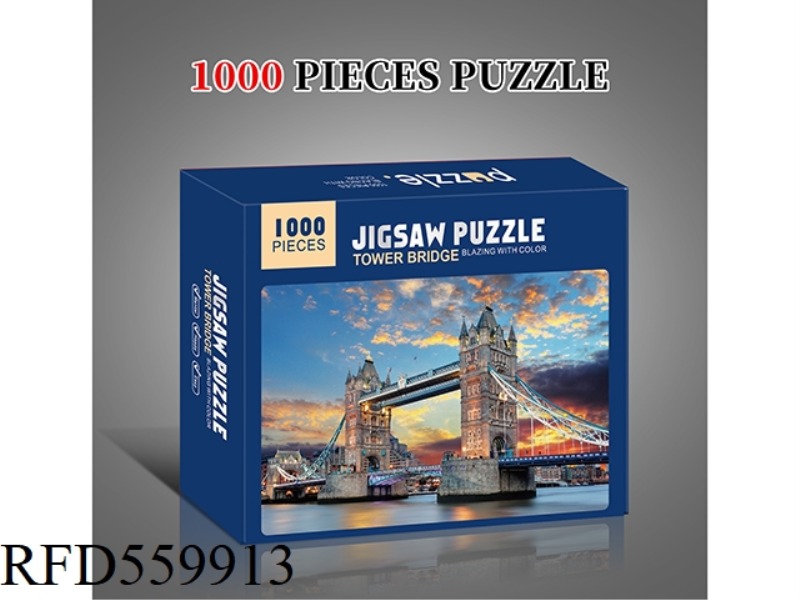 TWIN BRIDGE PUZZLE 1000PCS