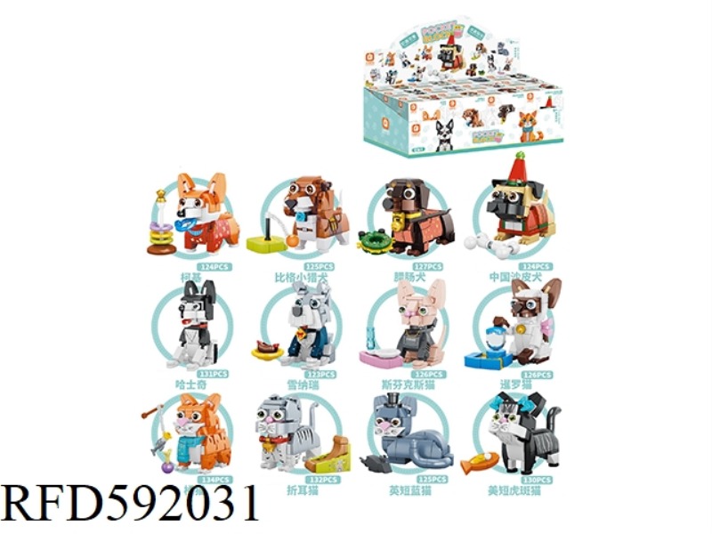 PET PARTY (12 SMALL BOXES / DISPLAY BOXES, A TOTAL OF 8 DISPLAY BOXES)