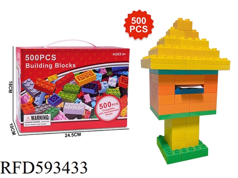 AUSTRALIAN BUILDING BLOCKS ARE COMPATIBLE WITH LEGAO WITH A RATIO OF 500PCS.