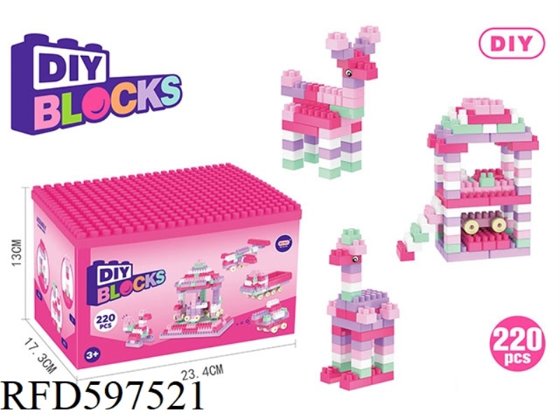 PUZZLE GIRL BUILDING BLOCKS (220PCS)