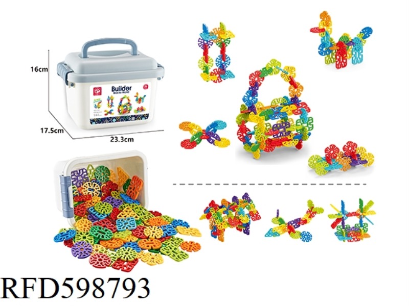 SOLID GEOMETRY 144 PIECES (LARGE STORAGE BUCKET)