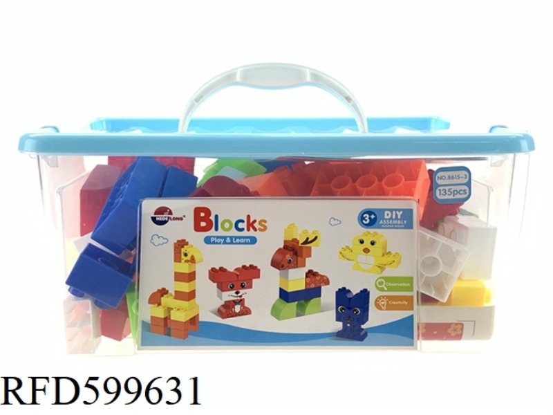 LEGO COMPATIBLE PUZZLE BLOCKS (135PCS)