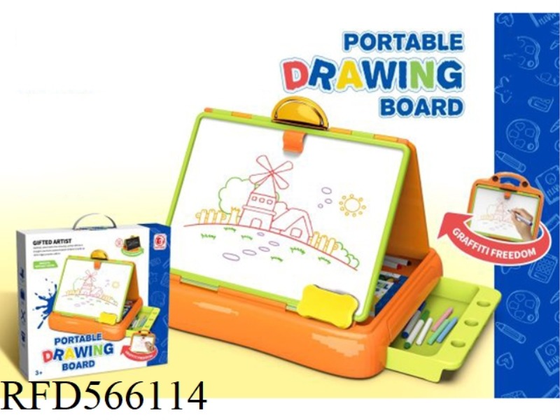 THE GIRL LEARNS DRAWING BOARD