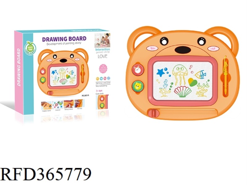 COLOR MAGNETIC SEAL BEAR DRAWING BOARD
