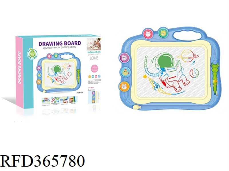 COLOR MAGNETIC STAMP DRAWING BOARD