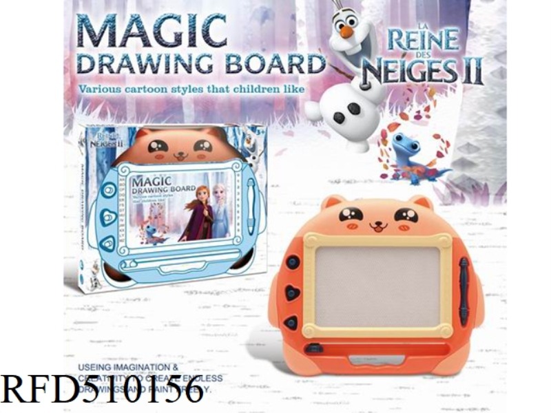 FROZEN FOX MAGNETIC WRITING PAD BLACK AND WHITE