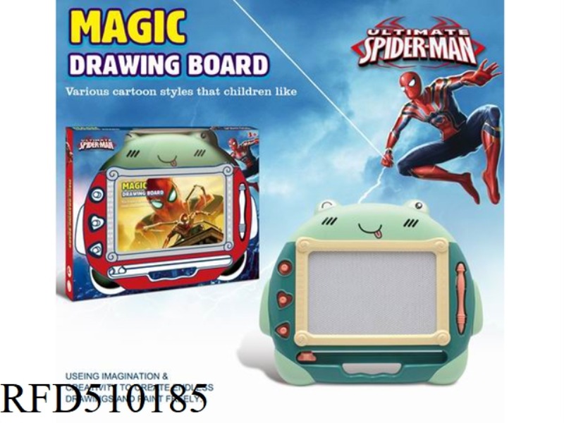 SPIDER-MAN FROG MAGNETIC BLACK AND WHITE WRITING PAD