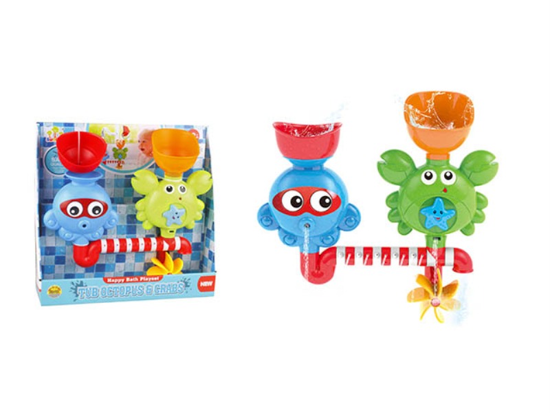 BATH PLAYSET TUB OCTOPUS AND CRABS