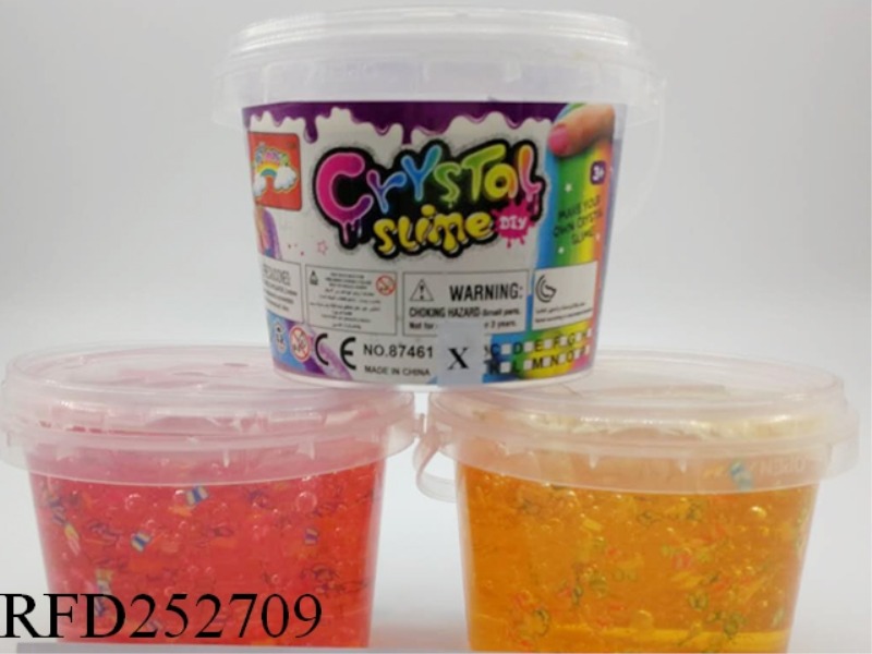 SLIME 12 COLOR BUTTERFLY CRYSTAL MUD(490G)