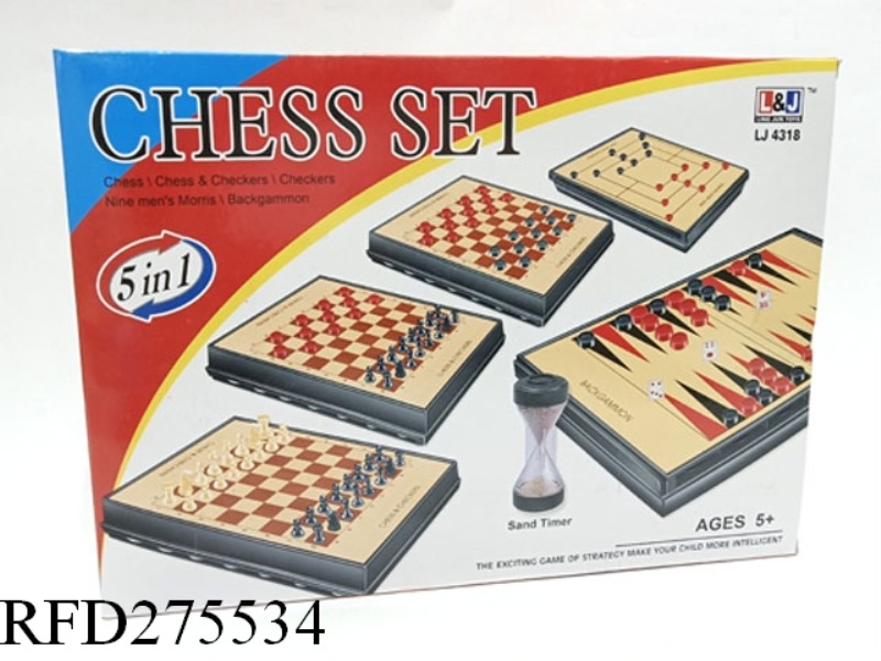 CHESS FIVE IN ONE (BIG)