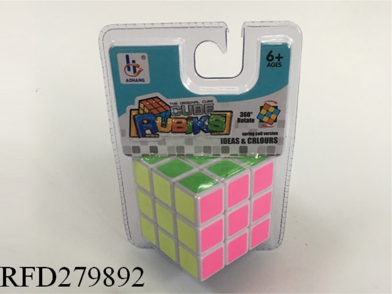 THIRD ORDER FLUORESCENT COLOR THERMAL TRANSFER CUBE