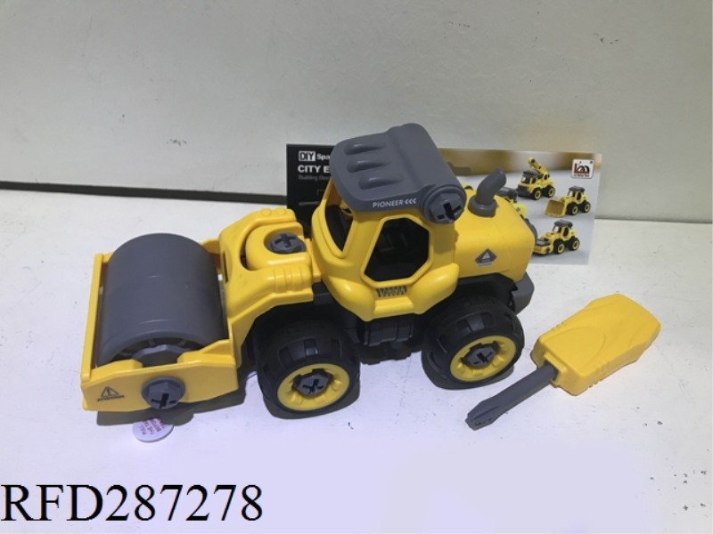 DIY ROAD ROLLER WITH IC SOUND