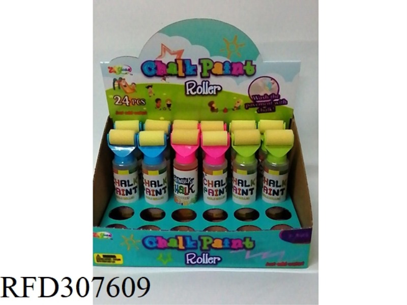 CHALK DRAWING ROLLER DISPLAY BOX (FOR FLOOR)