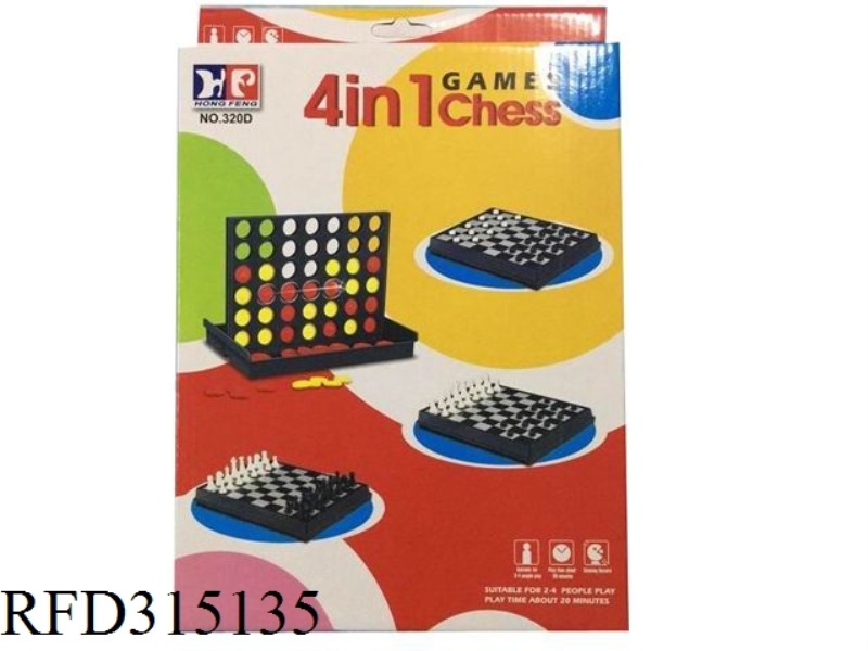 4 IN 1 CHESS TOY
