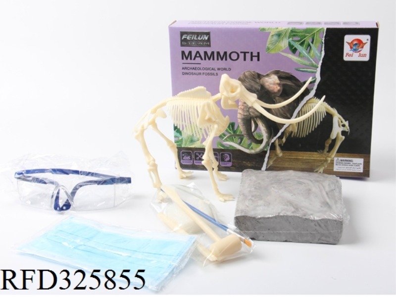 DINOSAUR FOSSIL COLLECTION - ARCHAEOLOGICAL EXCAVATION (MAMMOTHS)