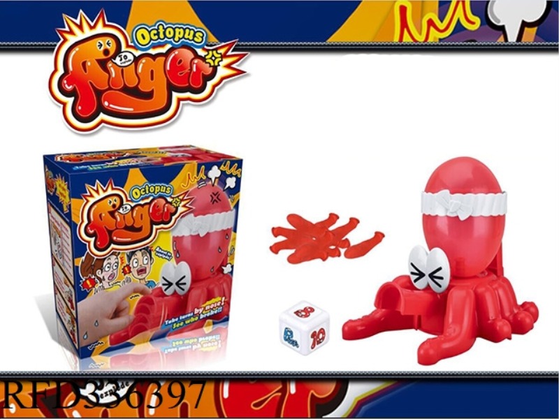 ANGRY OCTOPUS WHOLE-PERSON TABLETOP PARENT-CHILD GAME
