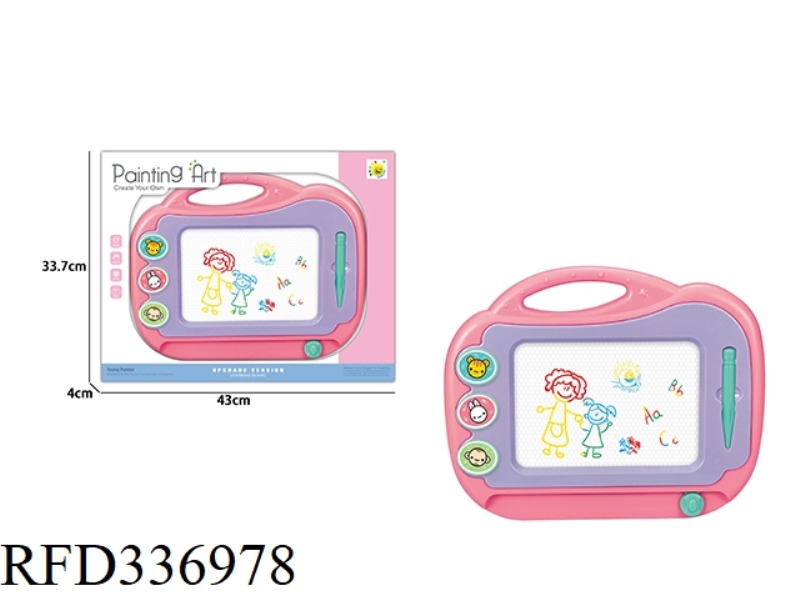 CHILDREN'S COLOR DRAWING BOARD (PINK)
