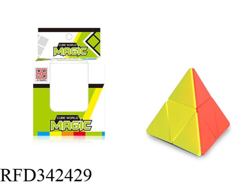 THE SECOND-ORDER SOLID COLOR PYRAMID CUBE