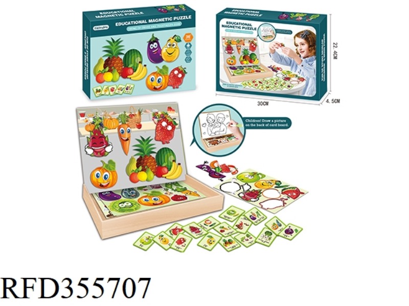 PUZZLE MAGNETIC PUZZLE
(FRUIT AND VEGETABLE PARADISE THEME)