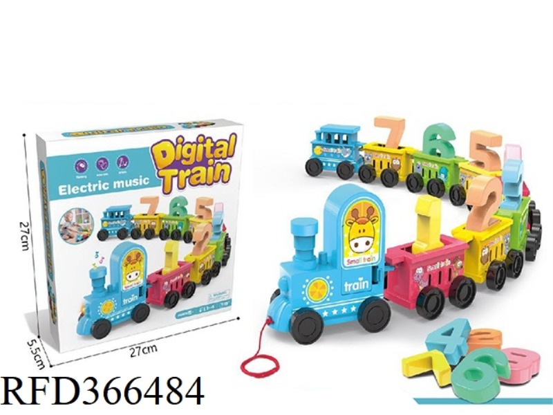 EARLY EDUCATION PUZZLE NUMBER TRAIN