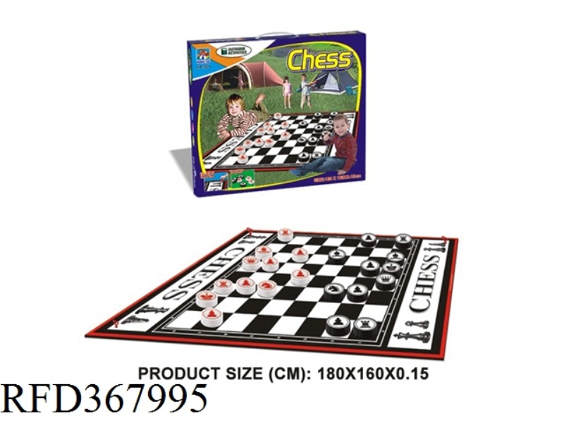 OUTDOOR LARGE CARPET CHESS
