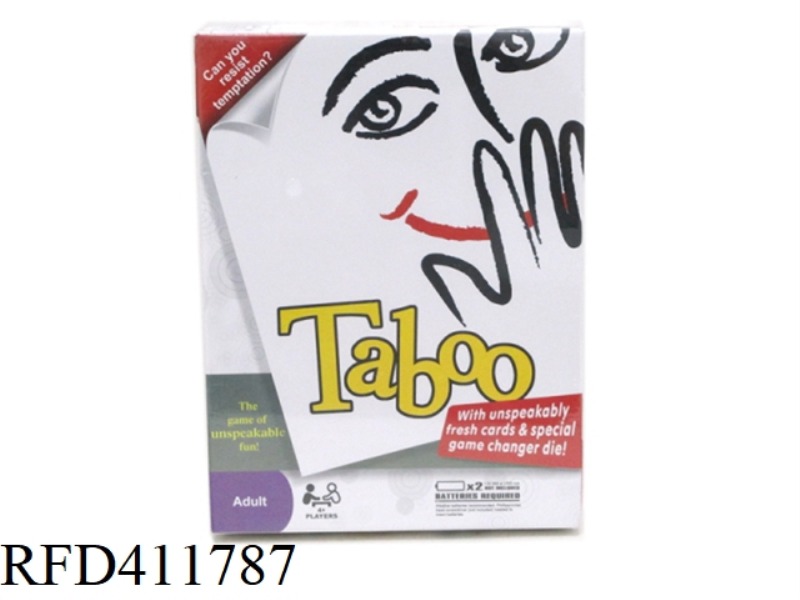 TABOO WORD GUESSING GAME [ENGLISH PACKAGING]