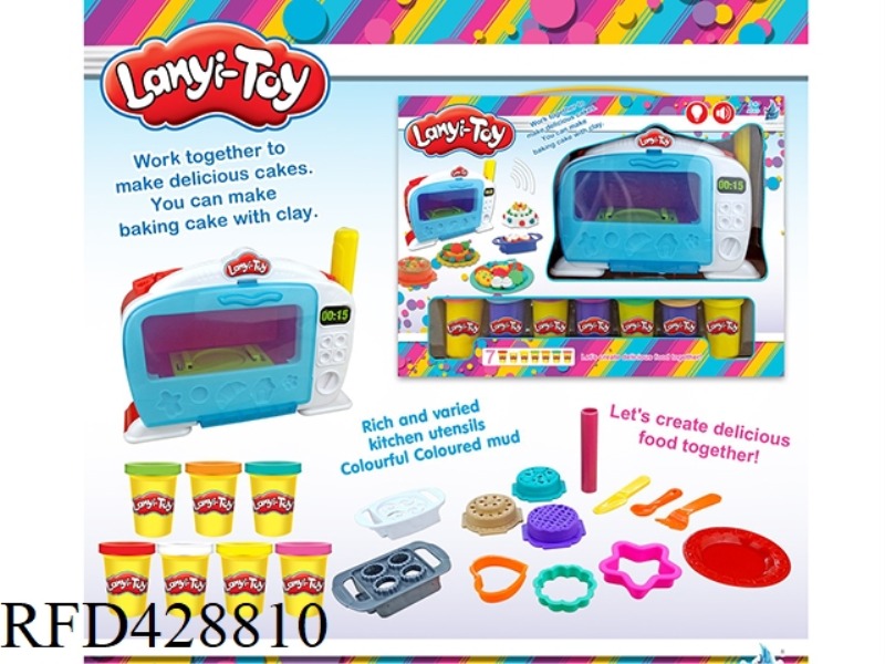 MICROWAVE CLAY SET WITH LIGHT AND MUSIC