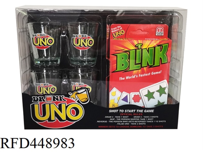BLINK WINE GLASS (4 CUPS + 1 CARD)