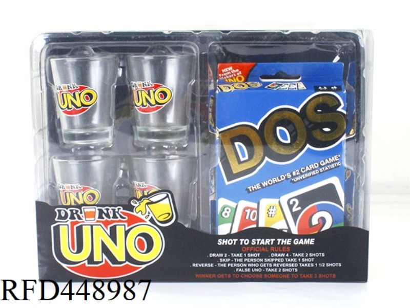 UDS WINE GLASS  (4 CUPS + 1 CARD)