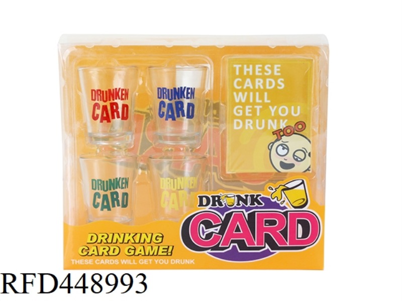DRUNKEN CUP  (4 CUPS + 1 CARD)