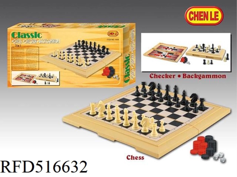 3 IN1 MAGNETIC CHESS